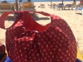 Red Nautical Beach Bag