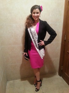 Roisin Lyons Gothica Clutch Dublin Rose of Tralee